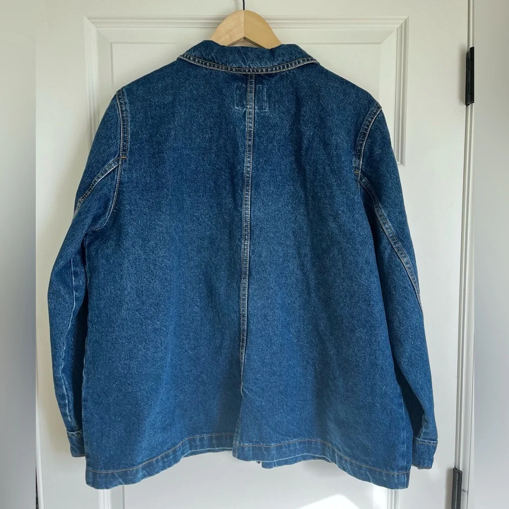 Denim Button Up Chore Jacket - Picture 4 of 5